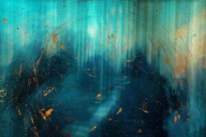 Abstract nature scene evoking calm and clarity for a post on chronic stress recovery